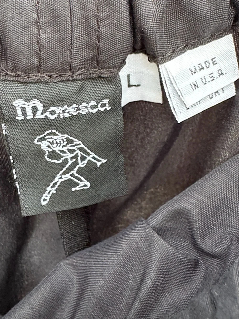 Moresca Carnival Black 5 Tiered Taffeta Maxi Skirt with Ribbon Trim.Size L - Picture 6 of 7